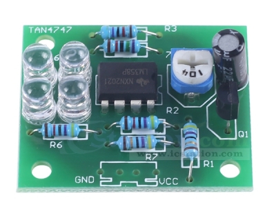 DIY Kit LM358 Breathing Lamp Blue LED Electronic Soldering Practice Kits